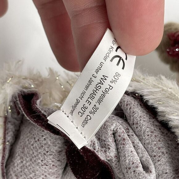 VINTAGE G.Wurm Rag Doll Cloth Gmbh + Co. KG Girl Fur Dioh Bean Germany - Picture 6 of 8